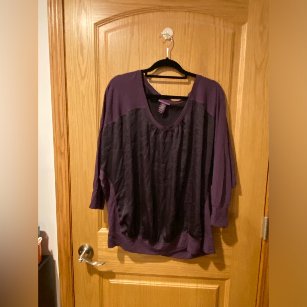 Beverly Drive Plus Size 20/22 Purple Blouse
